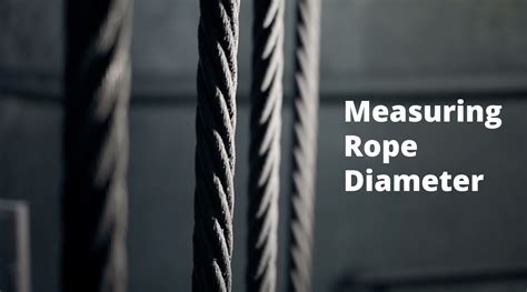 how is rope thickness measured|how to measure rope thickness.